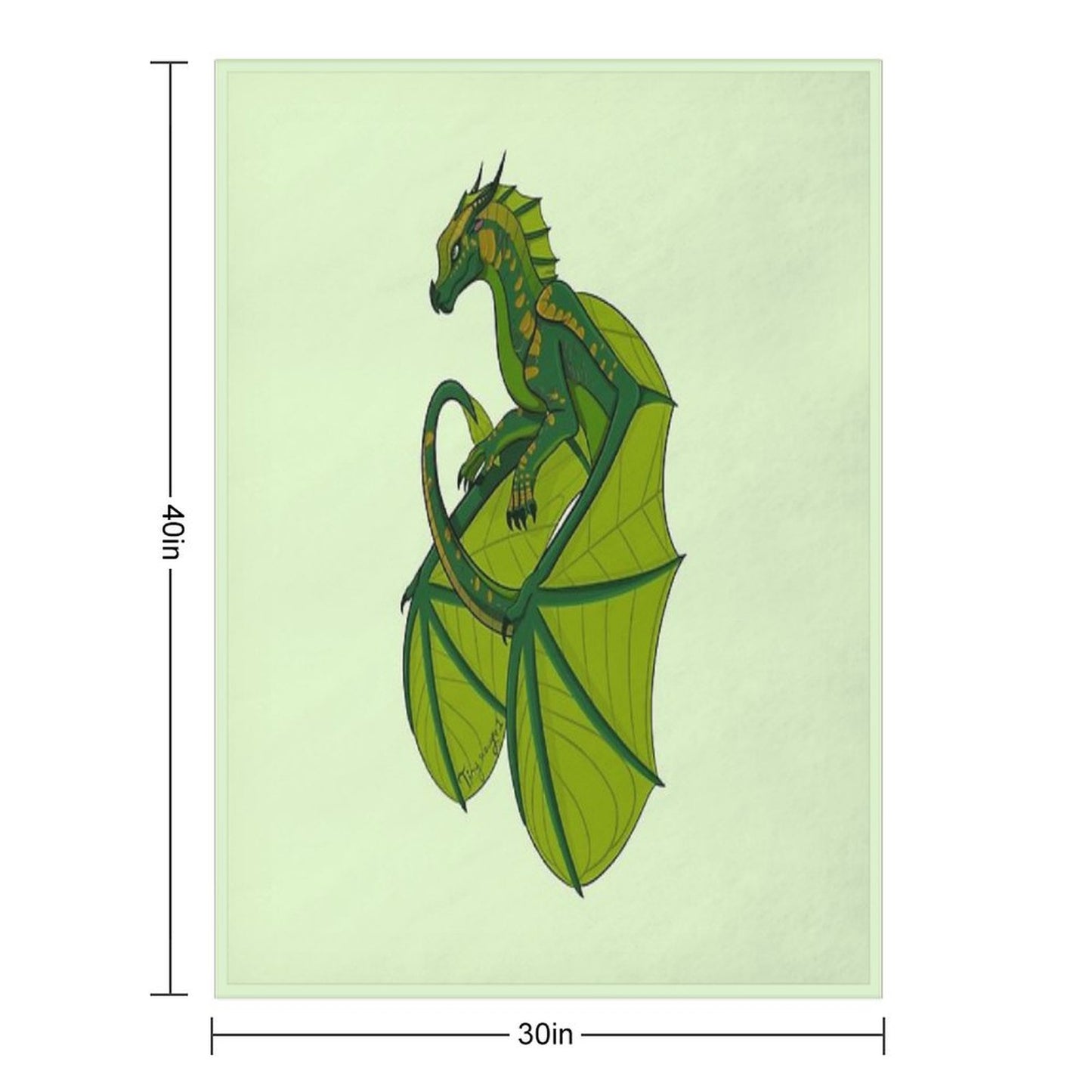 LeafWing Throw Blanket