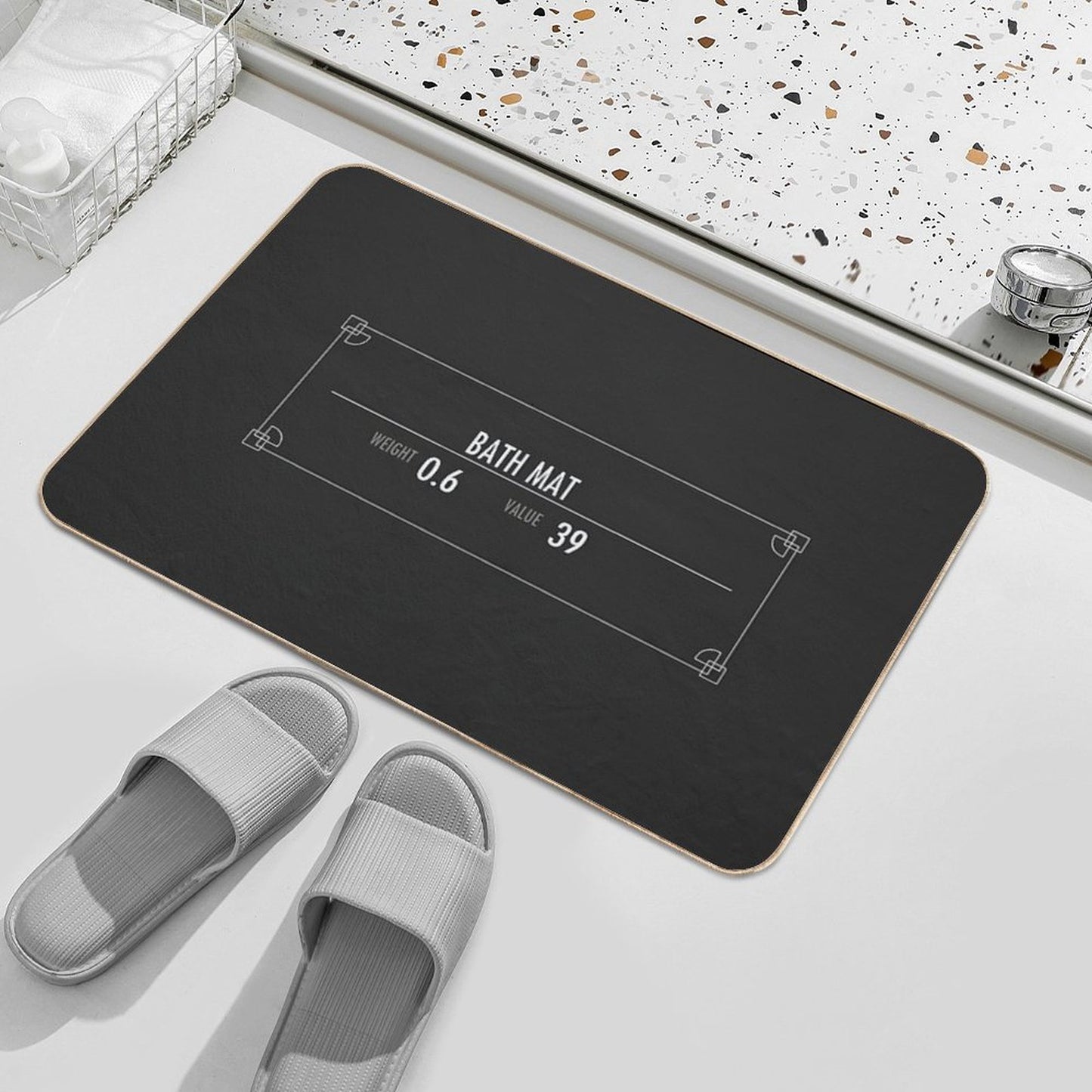 Bath Mat of Molag Bal Bath Mat