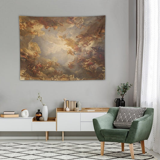 Brown Ceiling at Versailles Renaissance Panting Tapestry