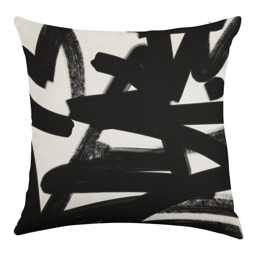 Thinking Out Loud Linen Throw Pillow Cover
