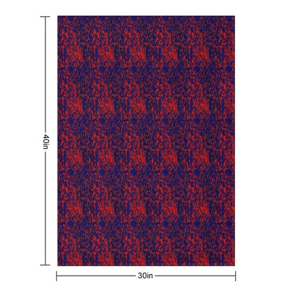 Fireblu Texture Throw Blanket