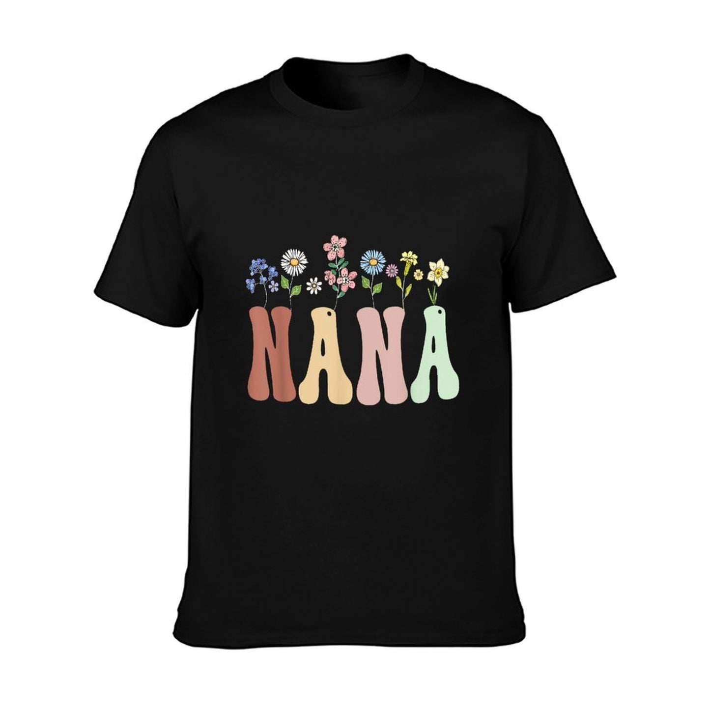 Nana Gifts Women Wildflower Floral Design Nana T-Shirt