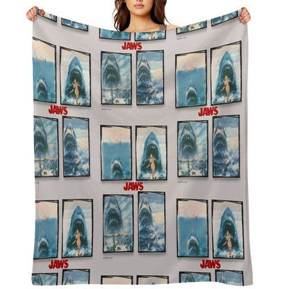 The Jaws Moments Throw Blanket