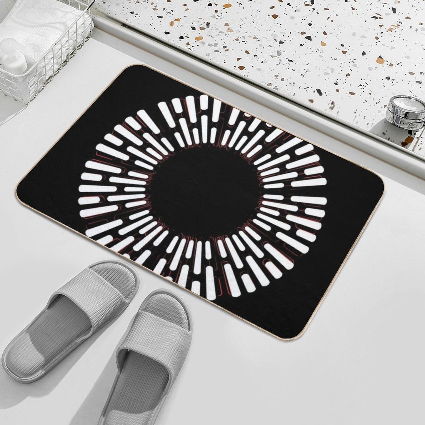 Death Star Lighting Bath Mat
