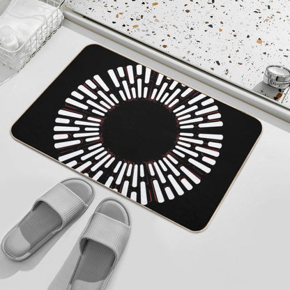 Death Star Lighting Bath Mat