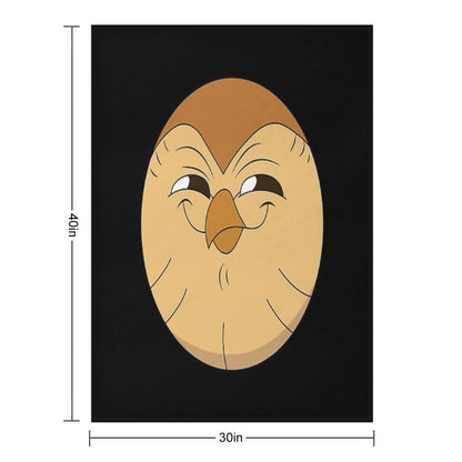 Smiling Hooty The Owl House Throw Blanket