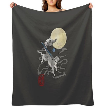 The Great Grey Wolf - Sifkami Throw Blanket