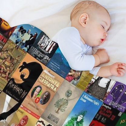 Shakespeare Plays Throw Blanket