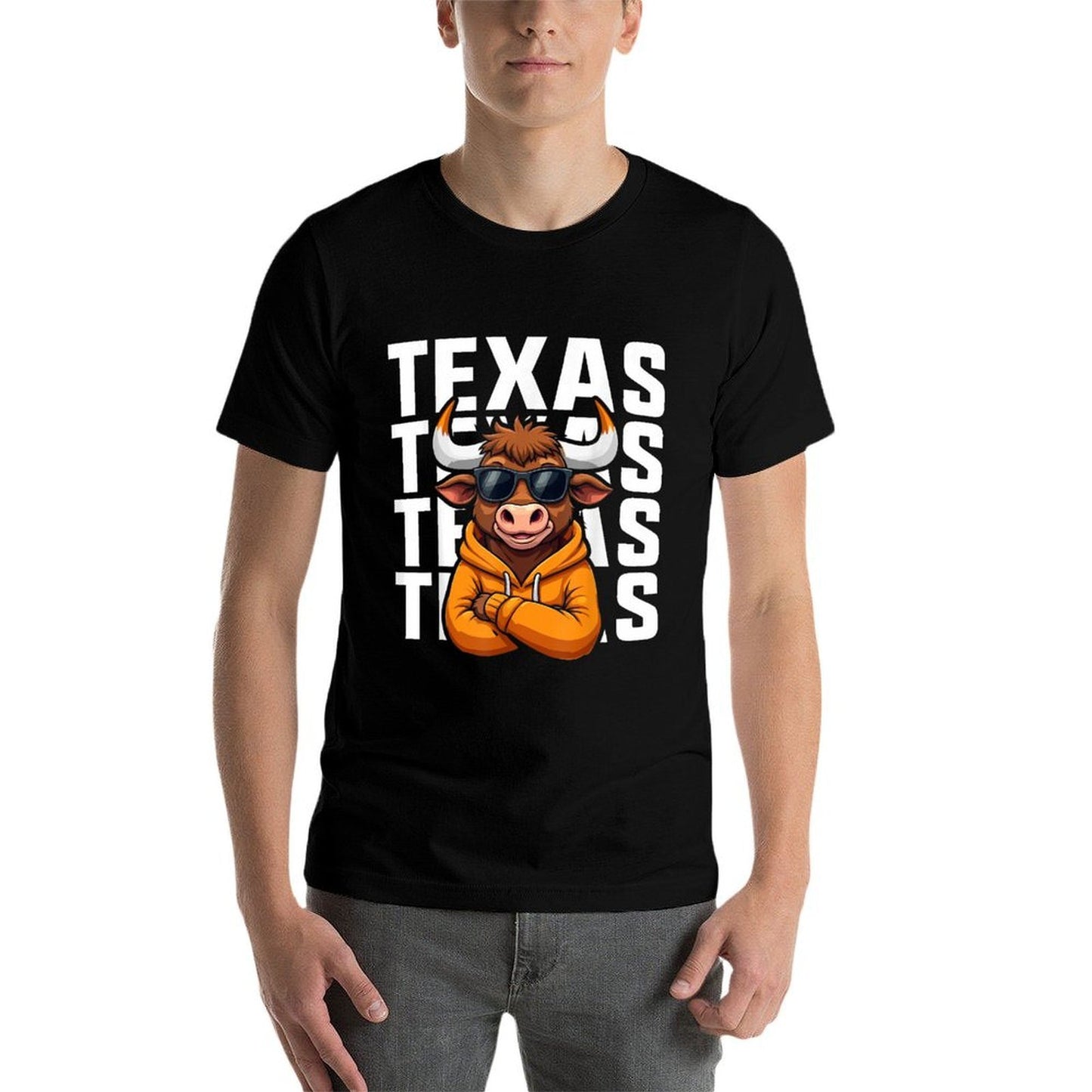 Vintage Texas Graphic Classic for Men Women Kids  Easy-care T-Shirt