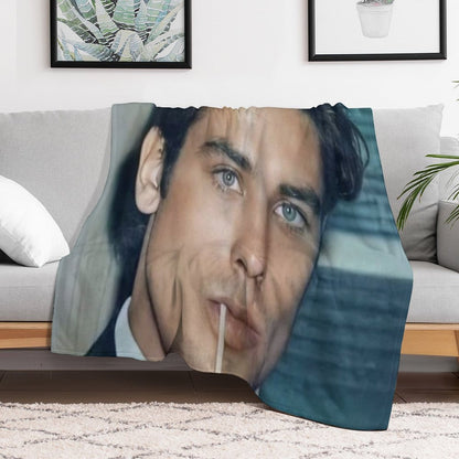 Alain Delon Throw Blanket