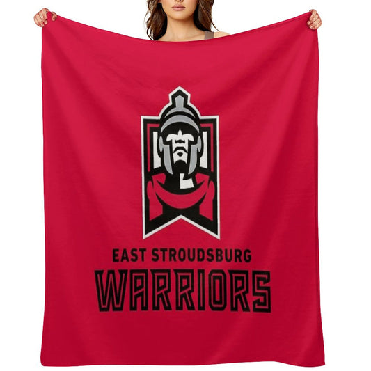 New East Stroudsburg-Warriors Throw Blanket