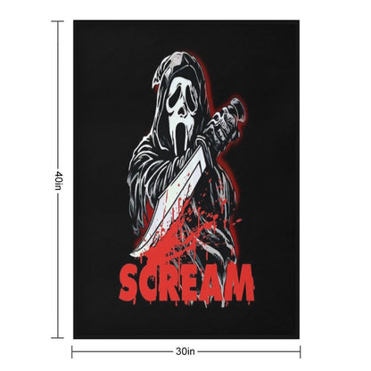 Scream Movie Throw Blanket