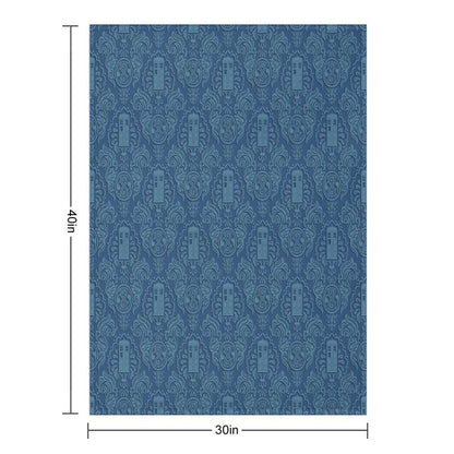 Doctor's Damask Throw Blanket