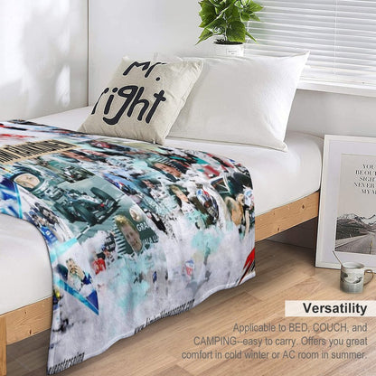 Kimi Raikkonen Career Throw Blanket