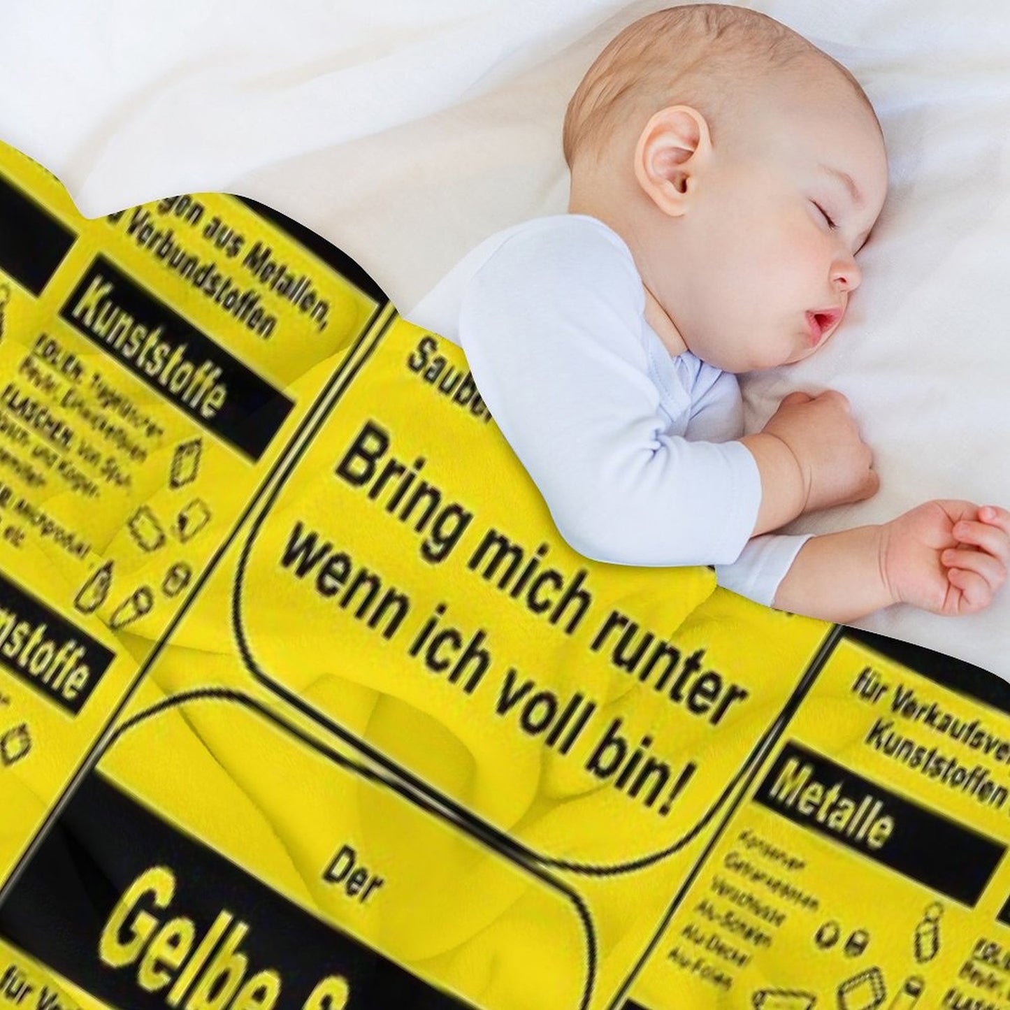 The Yellow Bag Throw Blanket