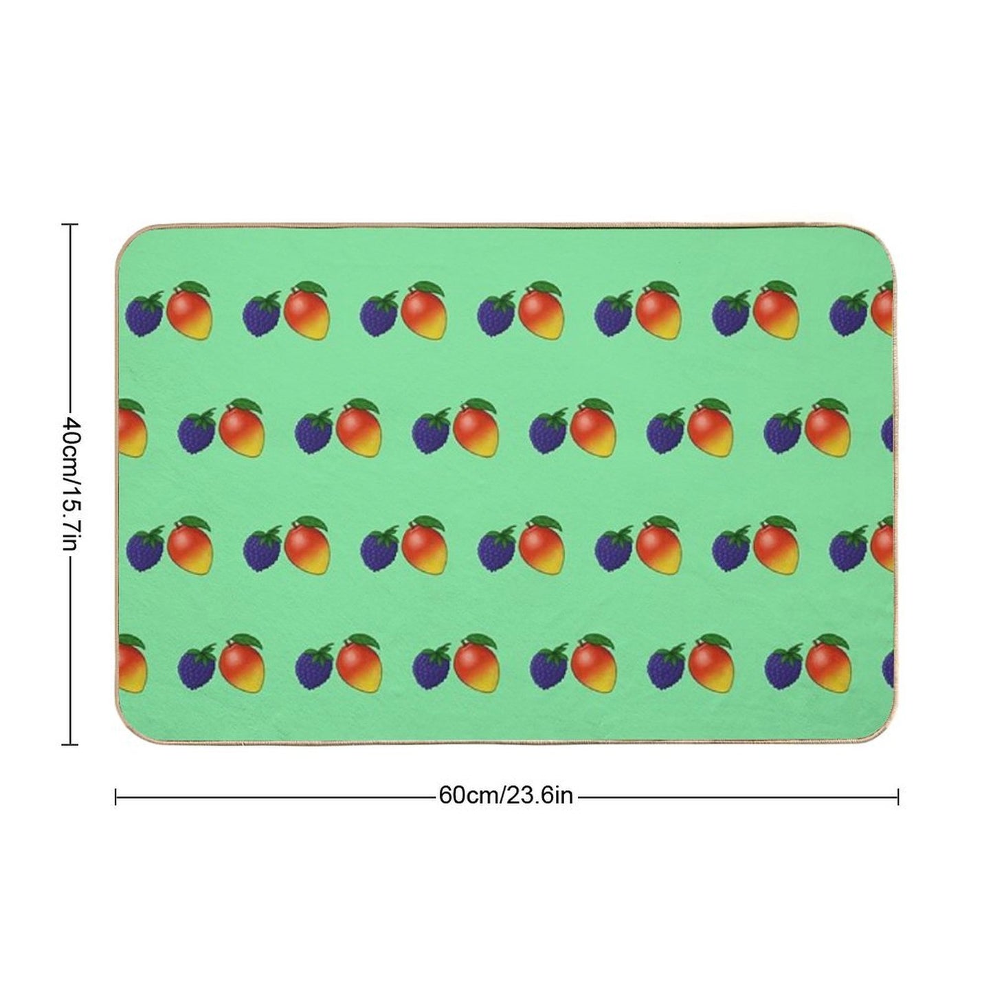 Blackberry Mango  Dirt-Trapping Bath Mat