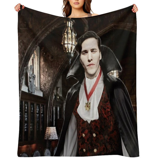 Vampire Jerma Throw Blanket