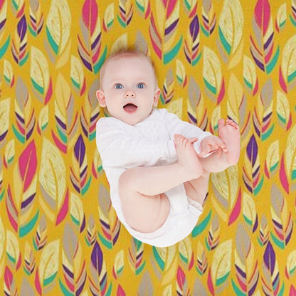 Dancing Feathers Throw Blanket