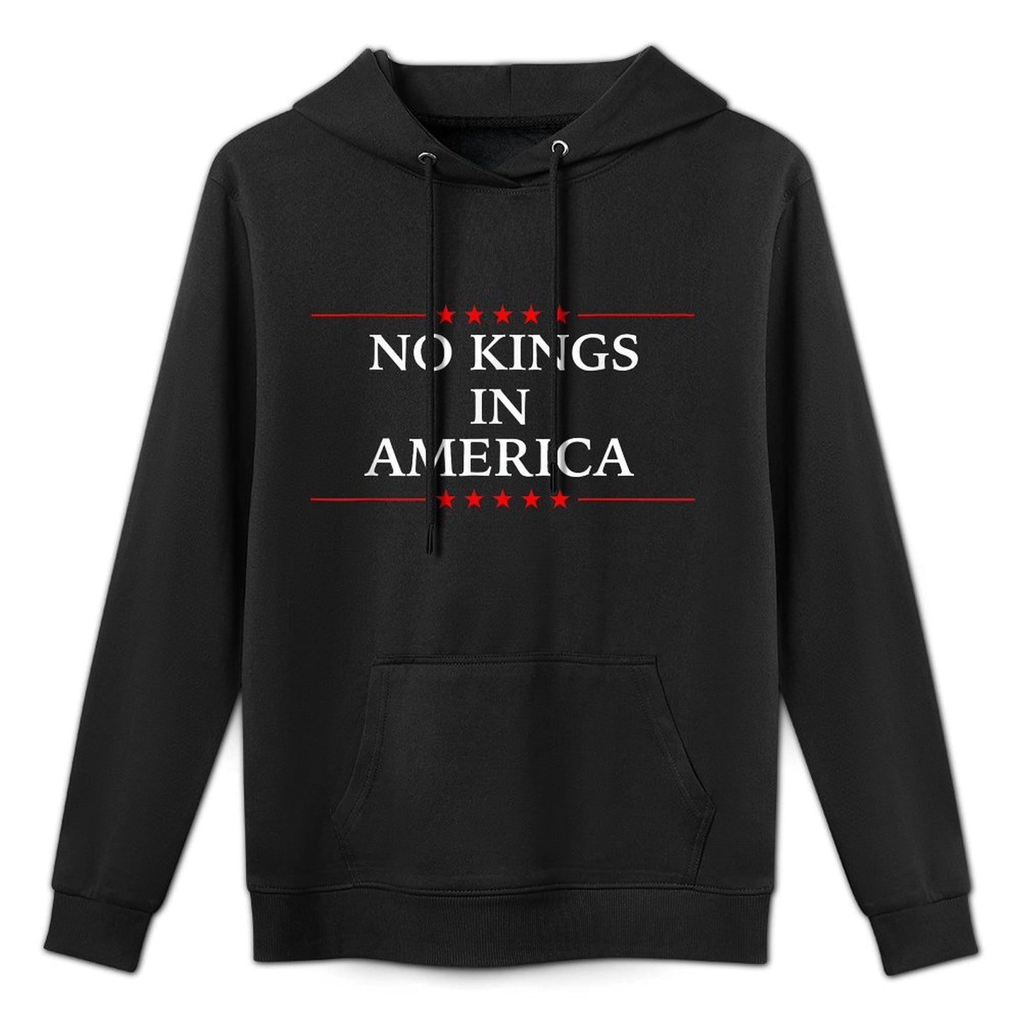 No Kings in America Flag Protest Save Democracy Casual Wear Hoodie