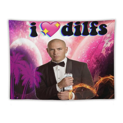 I Love Dilfs Tapestry