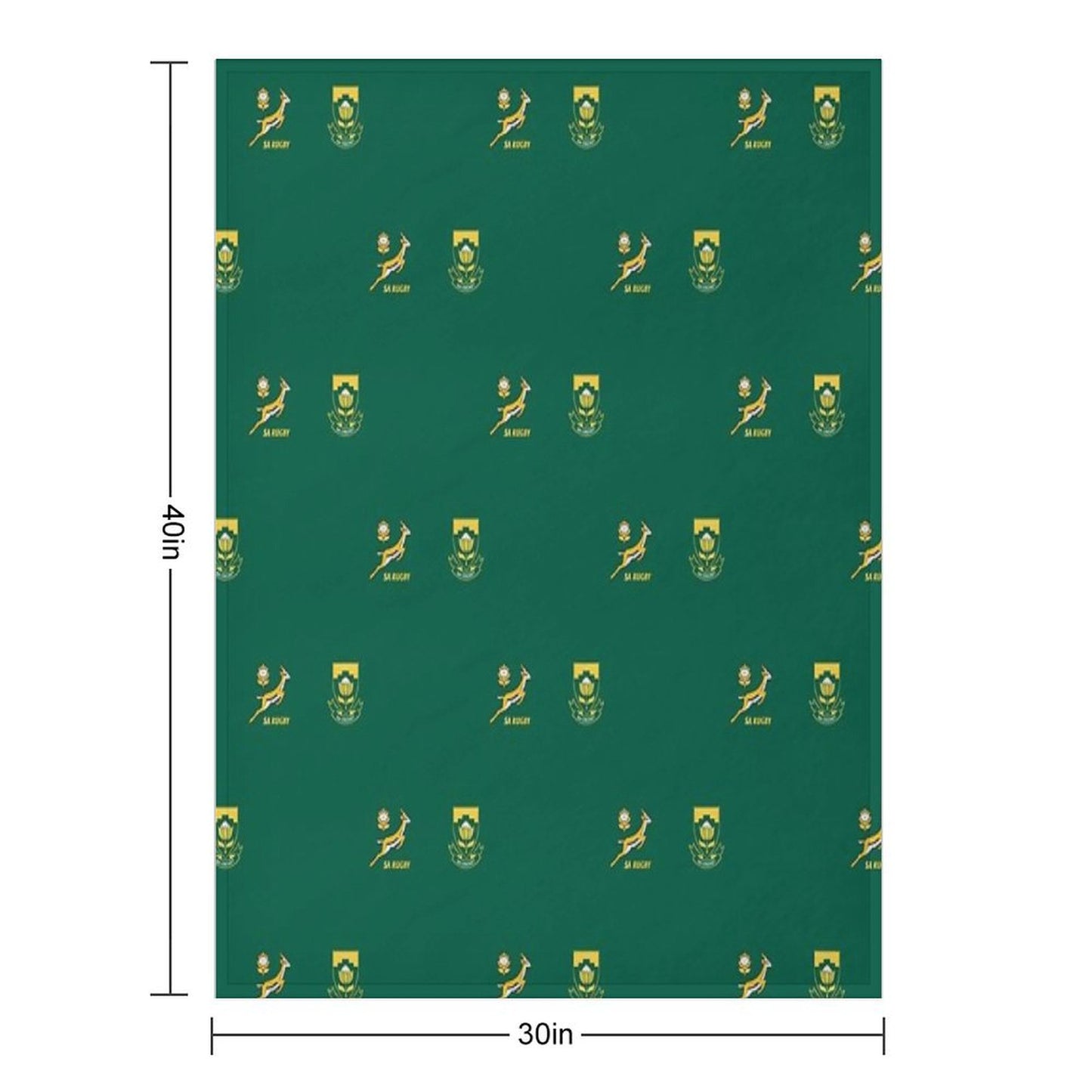 SOUTH AFRICAN CRICKET -FANS Throw Blanket