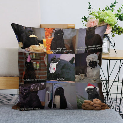 Musings of Salem Linen Throw Pillow Cover
