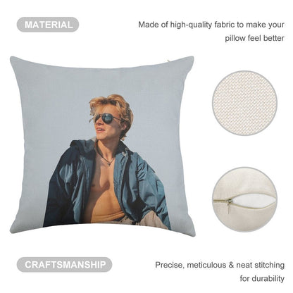 Rudy Pankow Linen Throw Pillow Cover