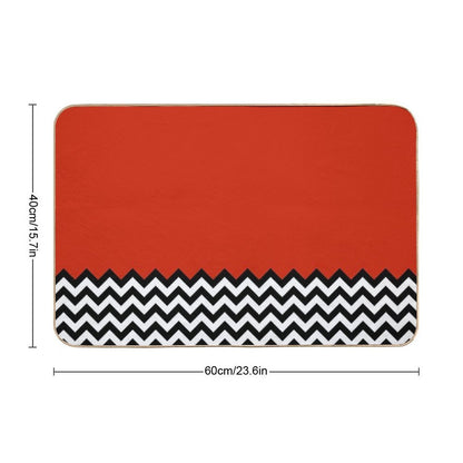 Black Lodge (Twin Peaks) Inspired Graphic  Easy To Clean Bath Mat