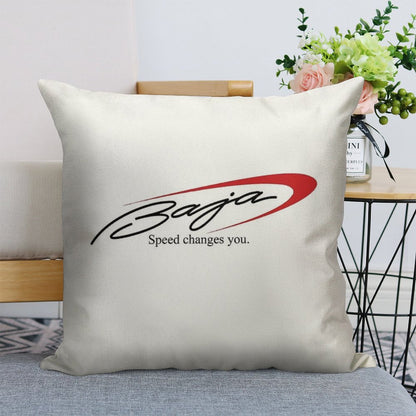 Baja Boats Linen Throw Pillow Cover