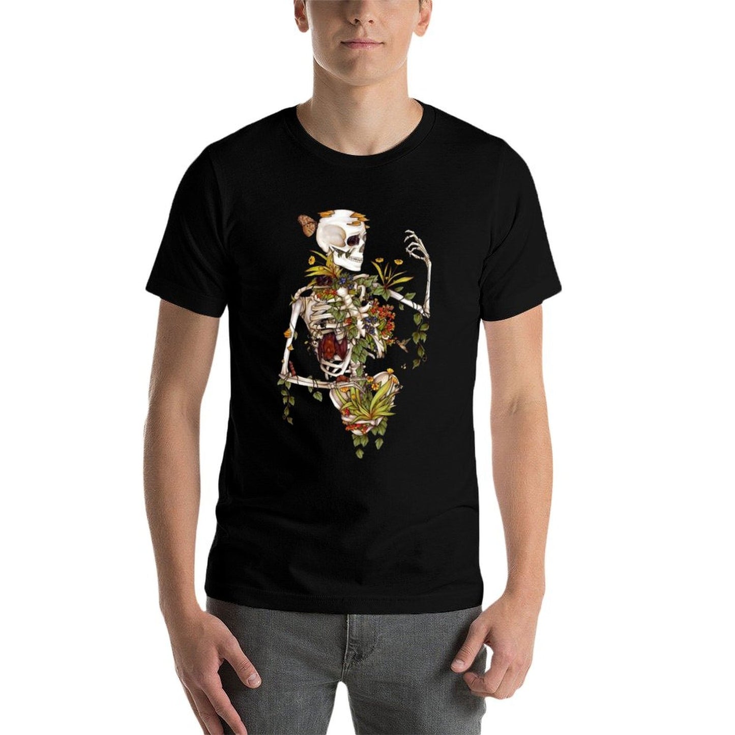 Bones And Botany  Cotton T-Shirt