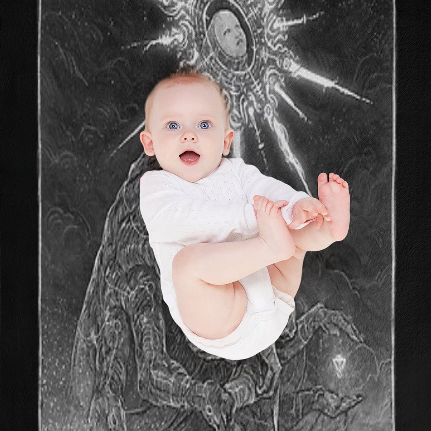 Elder Sunbaby, The Daymaker Throw Blanket