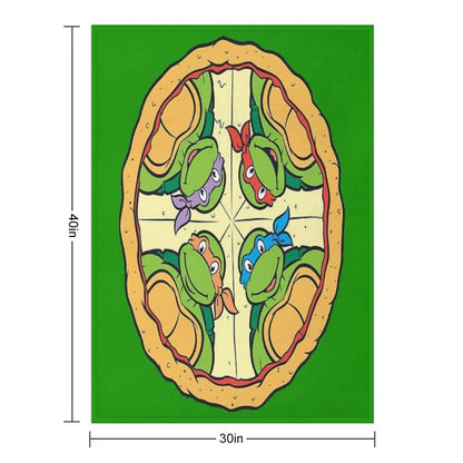Pizza Time Throw Blanket