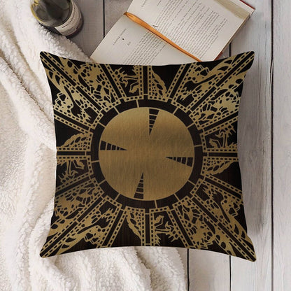 Lament Configuration Side A Linen Throw Pillow Cover