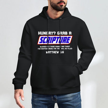 Funny Scripture Gifts, Bible Verse, Famous Scriptures, Quote Cotton-Polyester Blend Hoodie