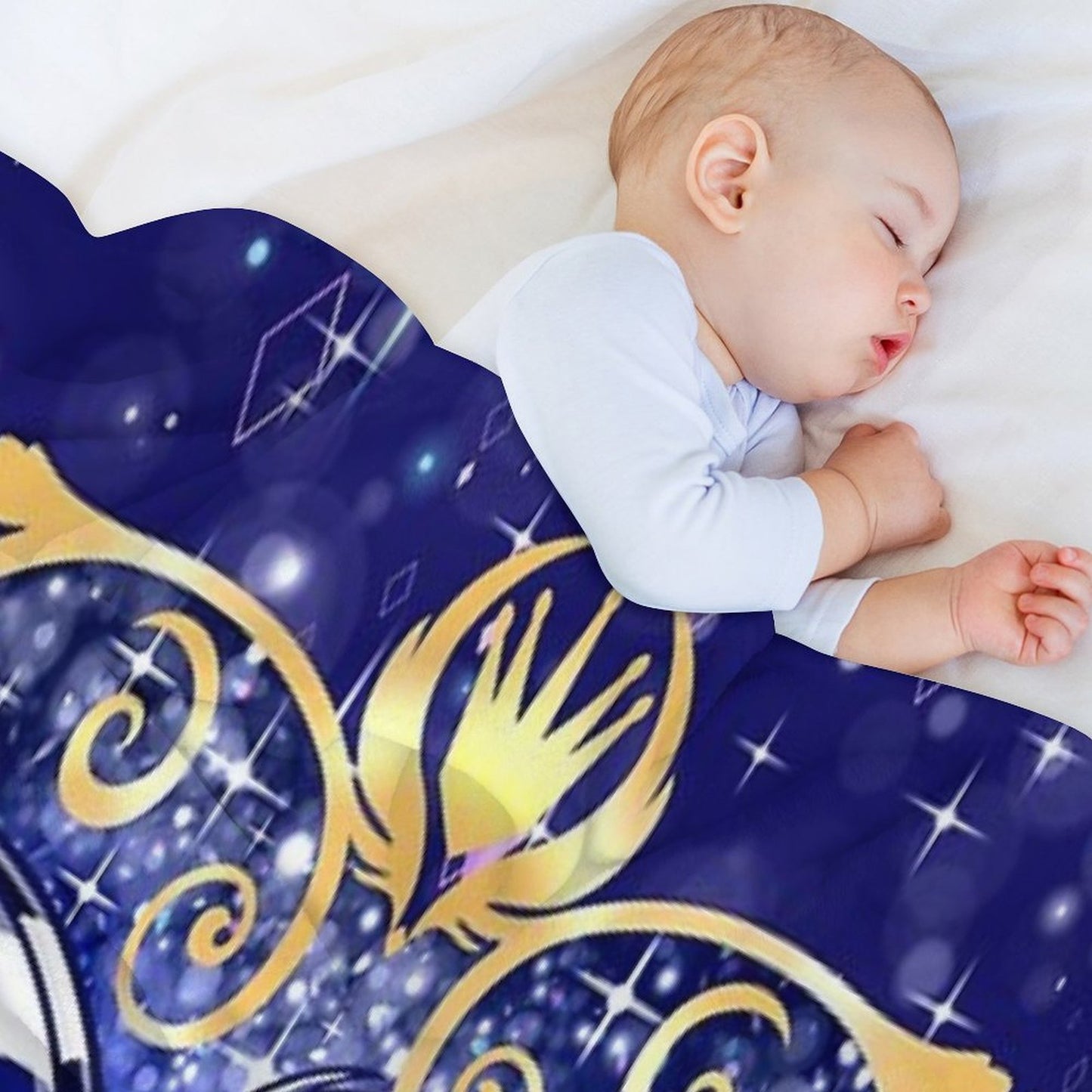 Helluva Boss Stolas And Blitzo Heart Frame Throw Blanket