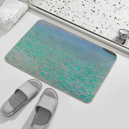 Gustav Klimt - On Lake Attersee Bath Mat
