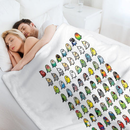 Everybirdy Collection Throw Blanket