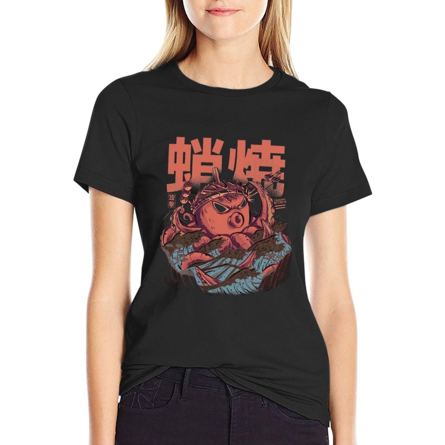 Takoyaki Attack  Wrinkle-resistant T-Shirt