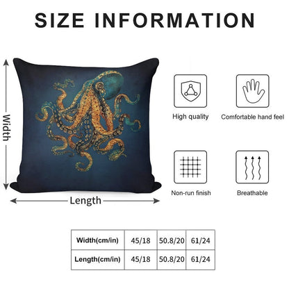 Underwater Dream IV Soft Washable Throw Pillow