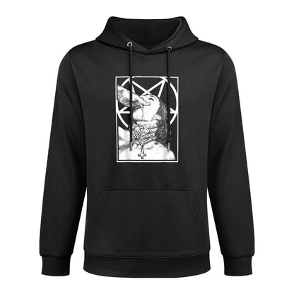 Gothic Choked Up Unholy Nun Satan Baphomet Spooky Halloween Customizable Surface Hoodie