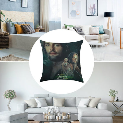 Josh Holloway James Ford Sawyer Lost Linen Throw Pillow Cover