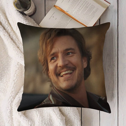 Unhinged Pedro Pascal Linen Throw Pillow Cover