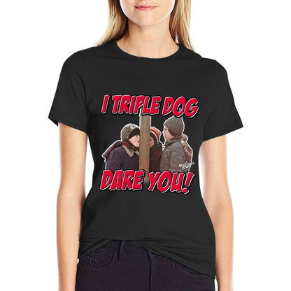 A Christmas Story I Triple Dog Dare You Holiday  Moisture-wicking T-Shirt