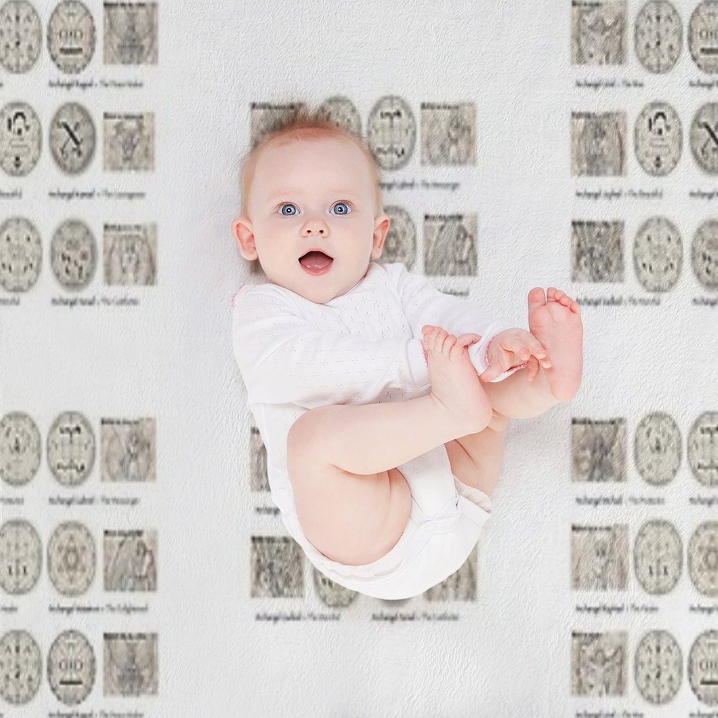 The Watchers - The Archangels Throw Blanket