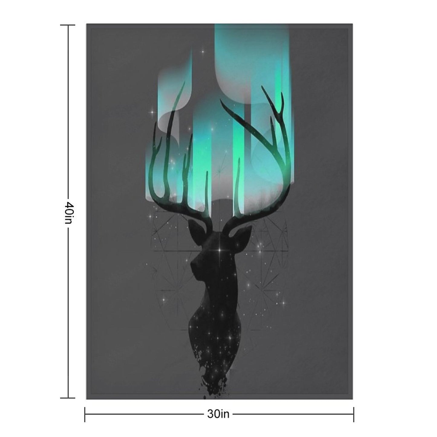 Northern Lights Throw Blanket