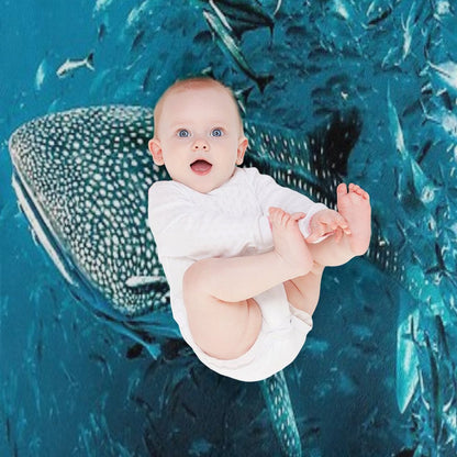 Whale Shark Award Winning Photo Throw Blanket