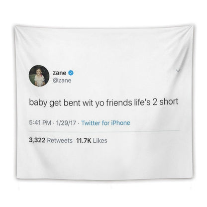 Zane Tweet (vlog Squad) Tapestry