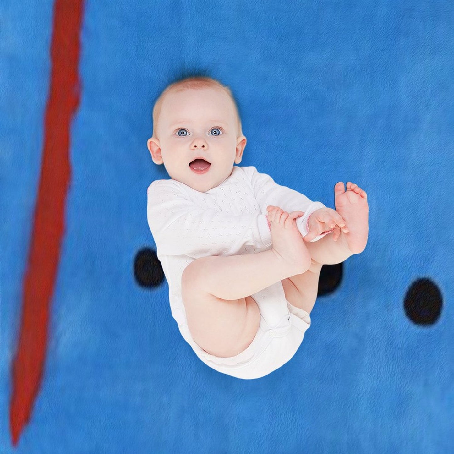 Joan Miro Blue 2 Throw Blanket