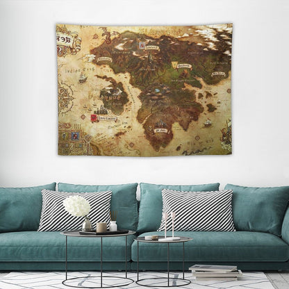 Eorzea FFXIV Map Tapestry