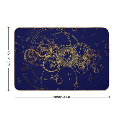 Time Lord Writing -  Transparent Bath Mat